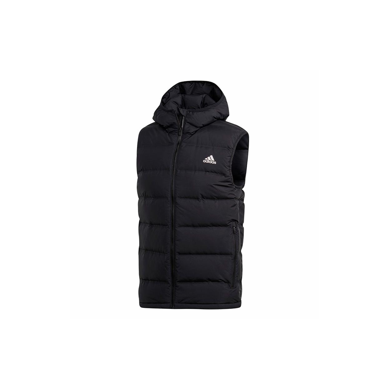 Мужской пуховый жилет adidas Helionic Черный BQ2006 S