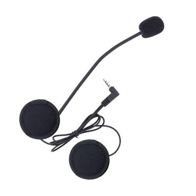 FODSPORTS Motorcykelintercom Hörlurar med Mikrofon och Högtalare för Motorcykeltillbehör för och HIFI Ljudkvalitet Hörlurar V4/V6 Intercoms,