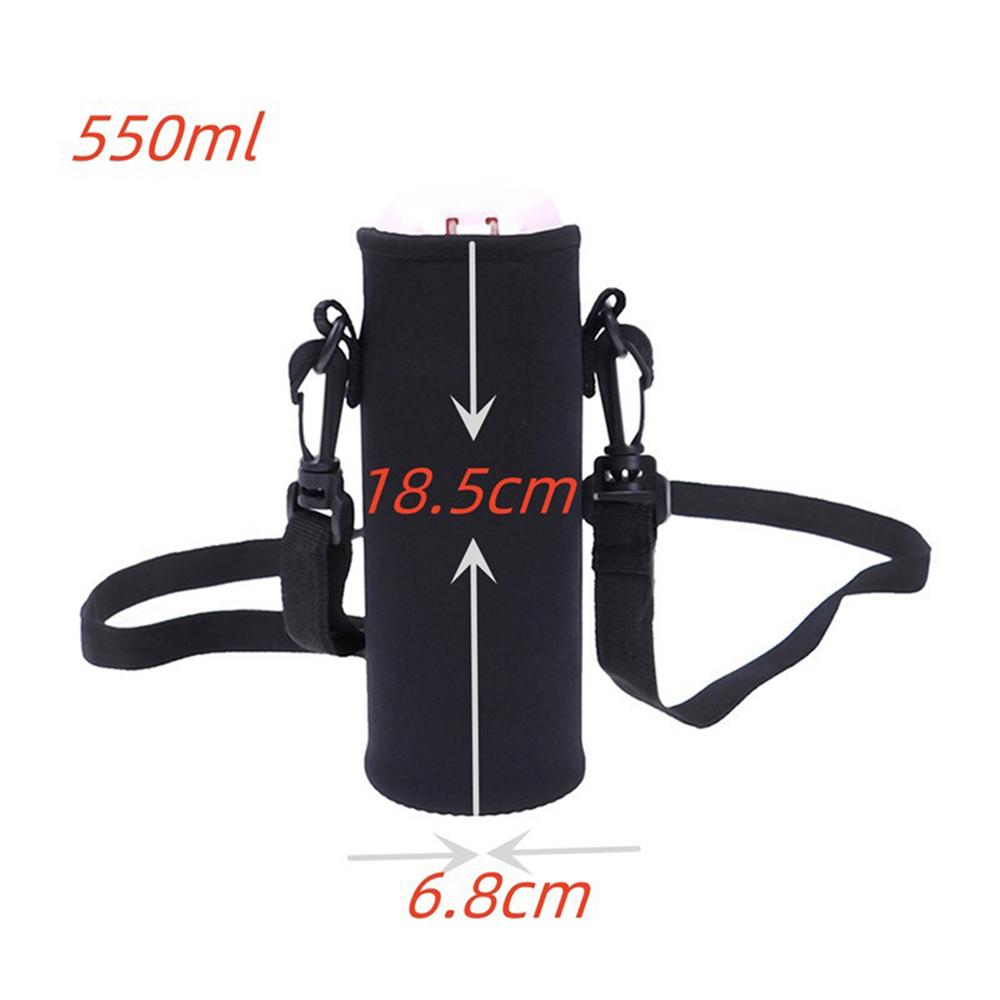 550ml/750ml/1000ml Strap Cup Cover Insulated Water Cup Cover Cup Cover Protective Sleeve Rope Insulated Cup Bag