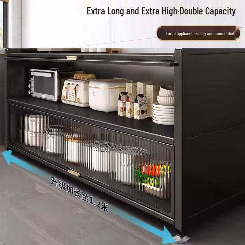 Yingbai Multi-functional Aluminum Alloy Kitchen Storage Cabinet