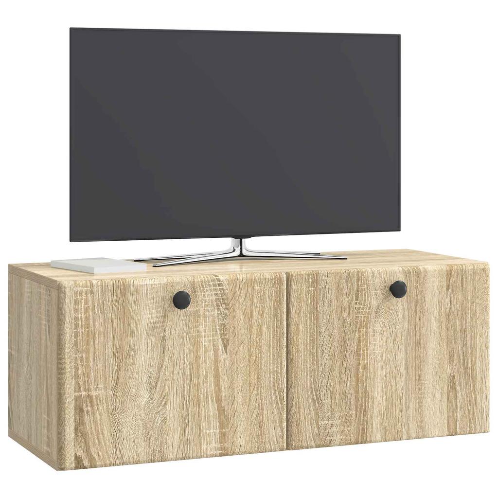 Wall Mounted TV Cabinet 78.5 x 31 x 30 cm Sonoma Oak