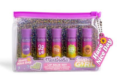 Lip Balm and Lipstick Set for Children Supergirl Set Martinelia 5 Lipsticks