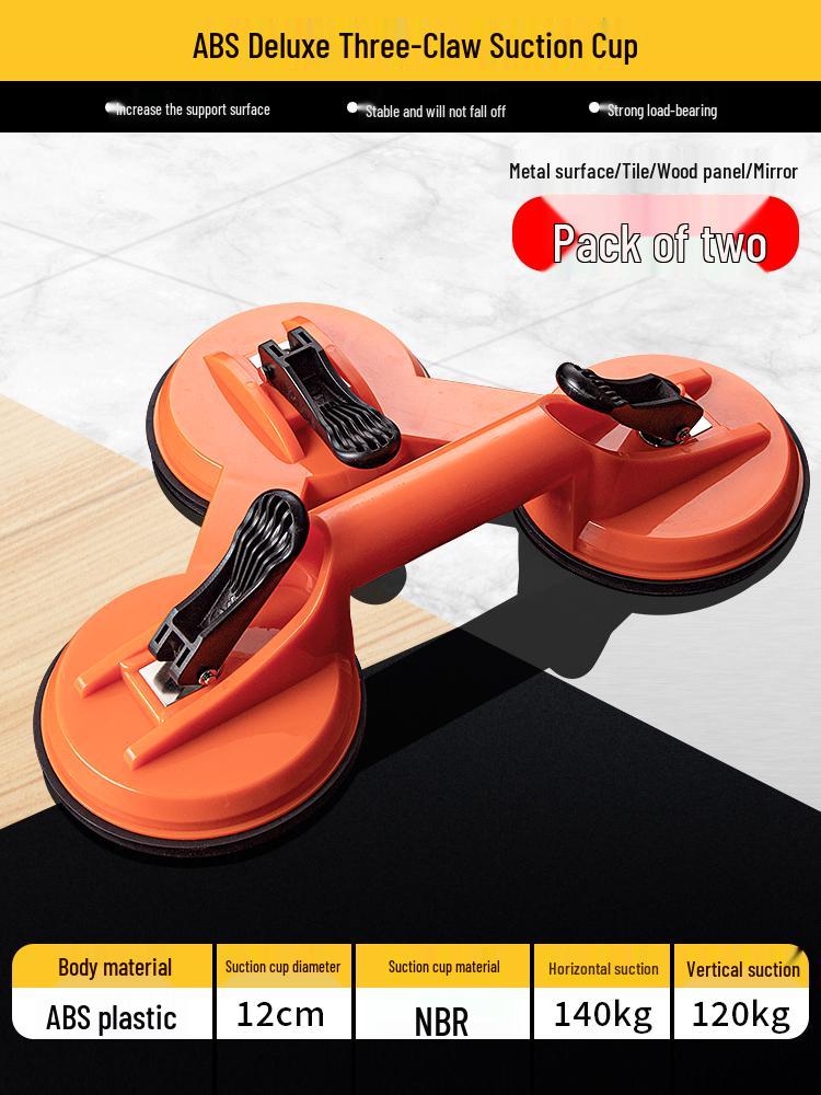 Heavy-Duty Glass Suction Cup Handle for Tiling, Floor, and Fish Tank Moving