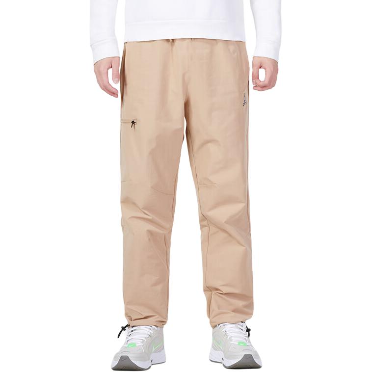 Jordan Embroidered Logo Drawstring Casual Pants Men Bottoms Khaki DQ7510-277