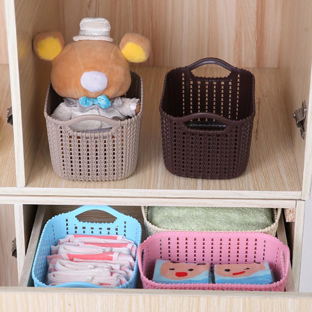 Imitation Rattan Woven Storage Basket - Stylish And Practical Solution For Storage Needs Portable Storage Frame