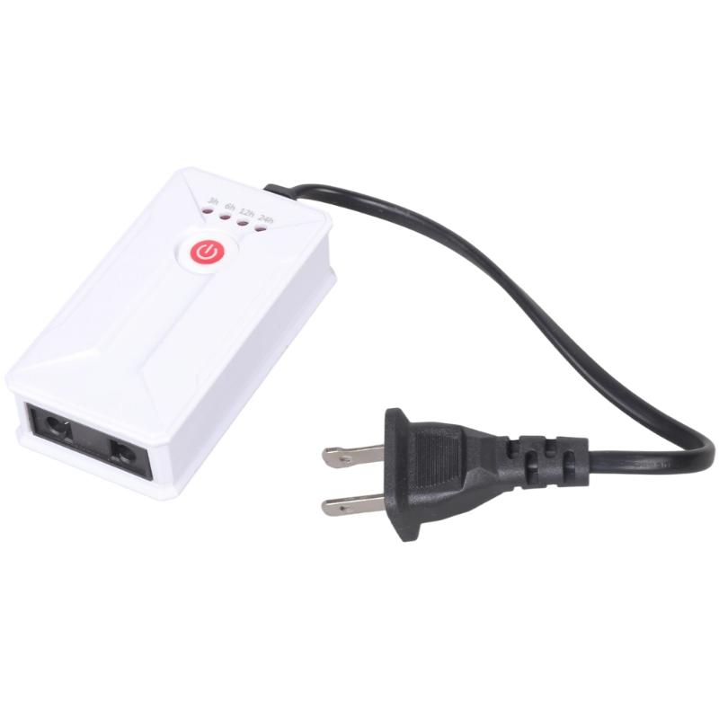 Automatic Cycle Timer Outlet 110V 220V For Christmas Lights Fan Aquariums With 4 Time Setting 3h 6h 12h 24h