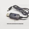Digital Display Steps up Power Cord 5V to 9V 12V Output DC5.5X2.1 Connectors USB Charging Cable with Digital Screen