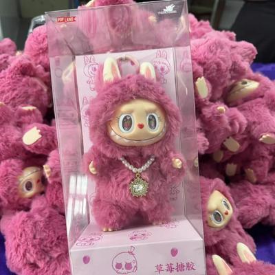 Monster Labubu Mokoko Strawberry Sweetheart Plush Blind Box Customized Version Doll Backpack Pendant Mystery Box Surprise Gifts