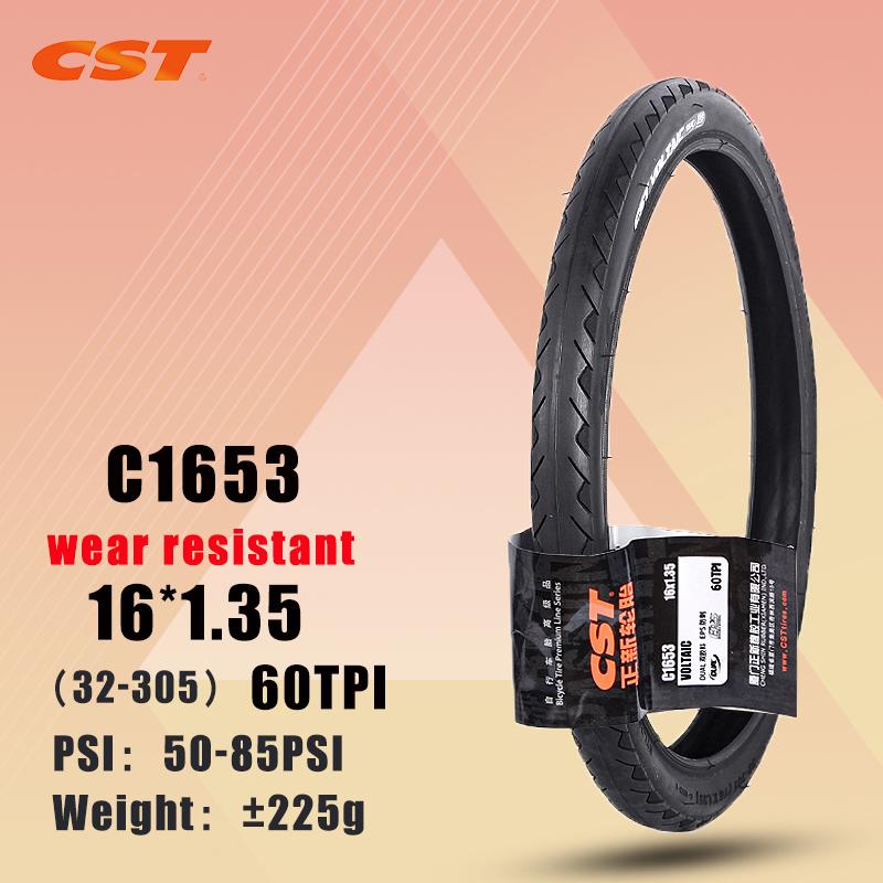 CST 16inch Bike tires 16X1.35 1.5 1.75 Wear-Resisting 16x1.95 2.125 For Electric Scooters / MTB Bike /E-Bike/Fold Bicycle Tire 16Inches 400mm