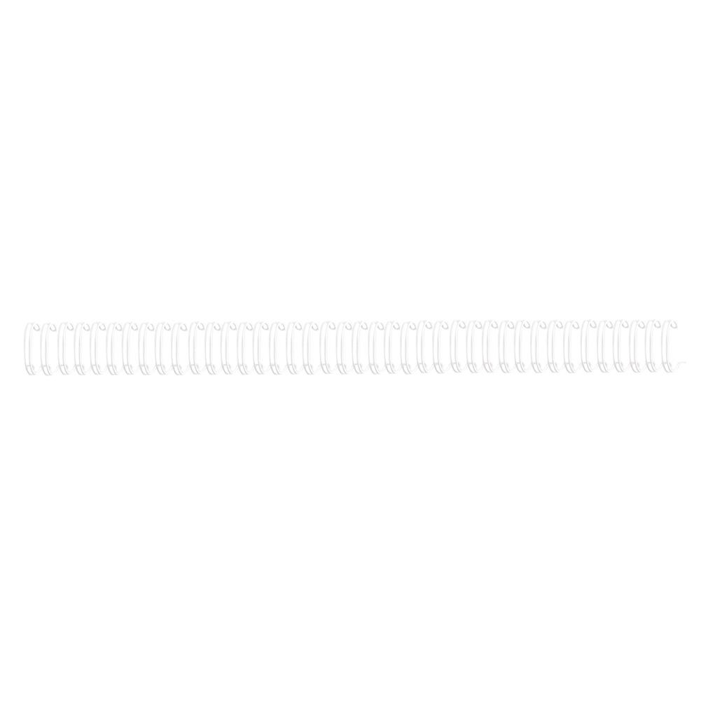 100PCS 6.4mm White Size 34 Teeth 3:1 Double Wires Binding Wire Calendar Binding Iron