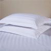 White Cotton Satin Stripe Pillowcase Pair with Free Shipping