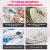 White Sneaker Cleaning Paste,Shoe Cleaner Removal,Waterless Scrubbing Cleaner for Shoes,Faux Leather,Women's Bags with Sponge