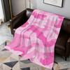 Modny retro kolorowy kamuflaż sztuka flanela miękki ciepły pluszowy koc sofa salon zwierzę domowe sypialnia prezent dom samochód przenośny