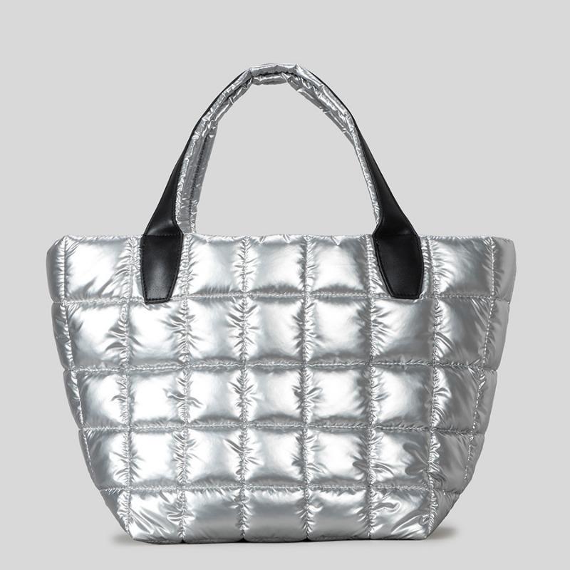 

Вместительная сумка-тоут ромбовидной формы, сумка через плечо на одном плече, женская модная сумка серебряный