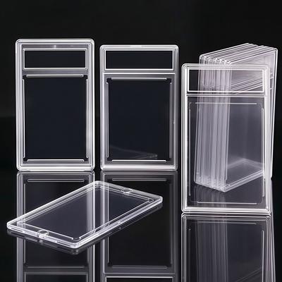 Transparente graded Kartenhülle UV-Schutz Abnehmbar 35PT Sammelkartenbox Langlebig Stabil Sammelkarten Schutzbox