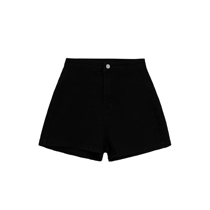 

Летняя распродажа: Женские черные джинсовые шорты с высокой посадкой и эффектом пуш-ап XS (Recommended 70-80 jin)