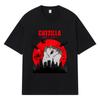 2026 Catzilla Printed Graphic Y2k Harajuku Streetwear 100% Cotton T Shirt Casual Oversized Summer Men T-shirt