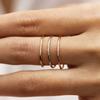 Minimalist Thin Rings for Women Wedding Brilliant Cubic Zircon High Quality Versatile Female Finger Ring Jewelry