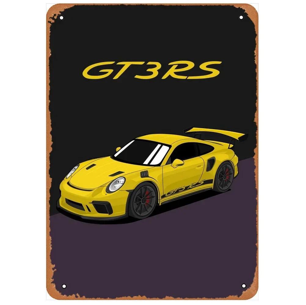 Grand Prix Automobile DeNice Metal Tin Signs Vintage Wall Art Racing Car Posters for Garage Man Cave Cafe Bars Pubs Decoration