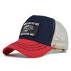 Stretch Ventilated Permeable Air Summer Hat Dad Adjustable Neutral Gender Women  Men For Adult Trucker Cap Baseball Washed Me Fear Fish Want Hats