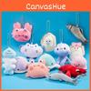 Octopus Oysters Crayfish Marine Creatures Stuffed Toy Keychain Backpack Decor