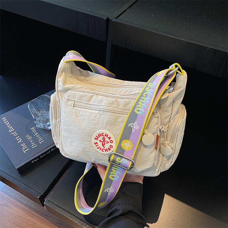 Multi-pocket Messenger Bags for Women Fashion Nylon Shoulder Bag Ladies Large Handbags Female Travel Shopping Tote Purse