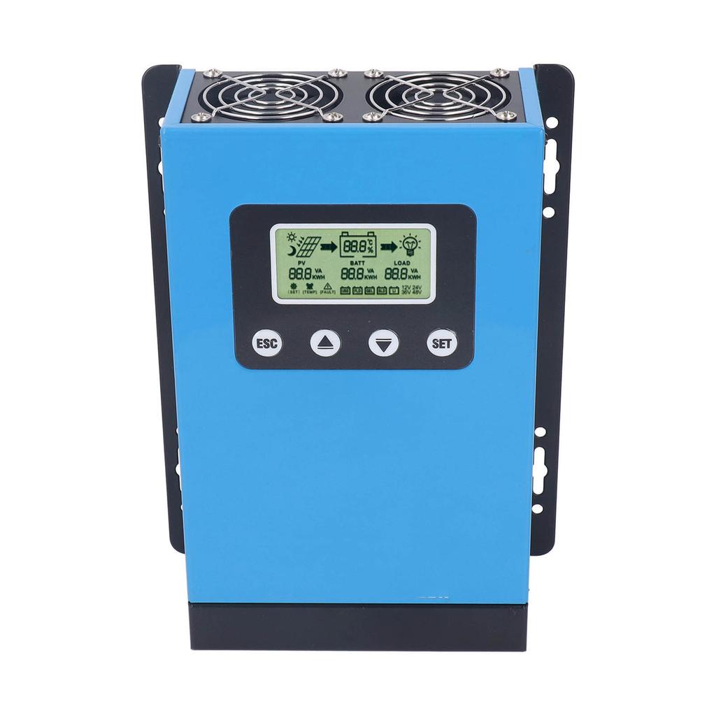 Controler de încărcare solară MPPT 12V 24V 36V 48V Identificare automată Regulator panou solar cu ecran de afișaj LCD 30A