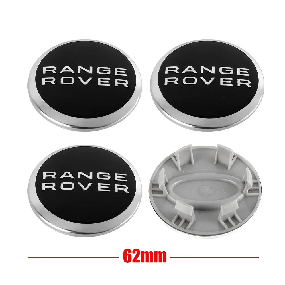 For Landrover SVR Discovery Velar L322 L405 P250 P38 Evoque Range 4PCS 62MM Car Wheel Center Cover Hub Cap Auto Accessorie
