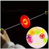 6Pcs Fun Hand Pulled LED Light Up Flywheel Toys Children's Day Party Birthday Guest Gift Pinata Filler Kindergarten Gift Prize