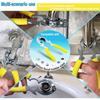 Spout Unscrewer Silver Replacement Tool Faucet Bubbler Wrench Non-Slip Removal Of Bath Connection Wrench For Homeowners Plumbing