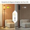 Modern Floor Lamp Standing Tall Light Foot Switch for Bedroom Living Room Study Room Office