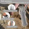 1pcs Portable 3 Spikes Hand Tiller Garden Tool Ergonomic Grip Storage Hole Flower-growing Lightweight Plastic Soil Aerator Yard