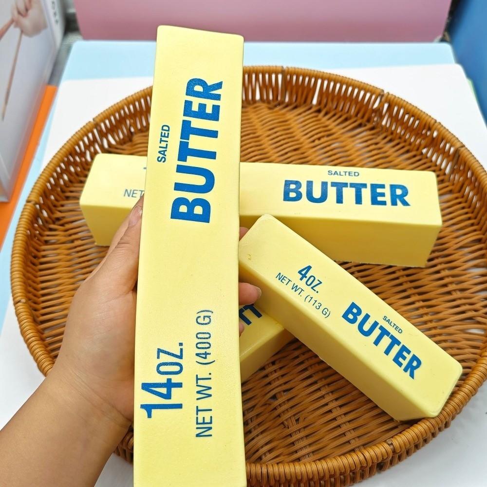 Cheese Butter Stick Squeeze Toy Slow Rising Simulation Food Fidget Toy Pinch Toy  Gift