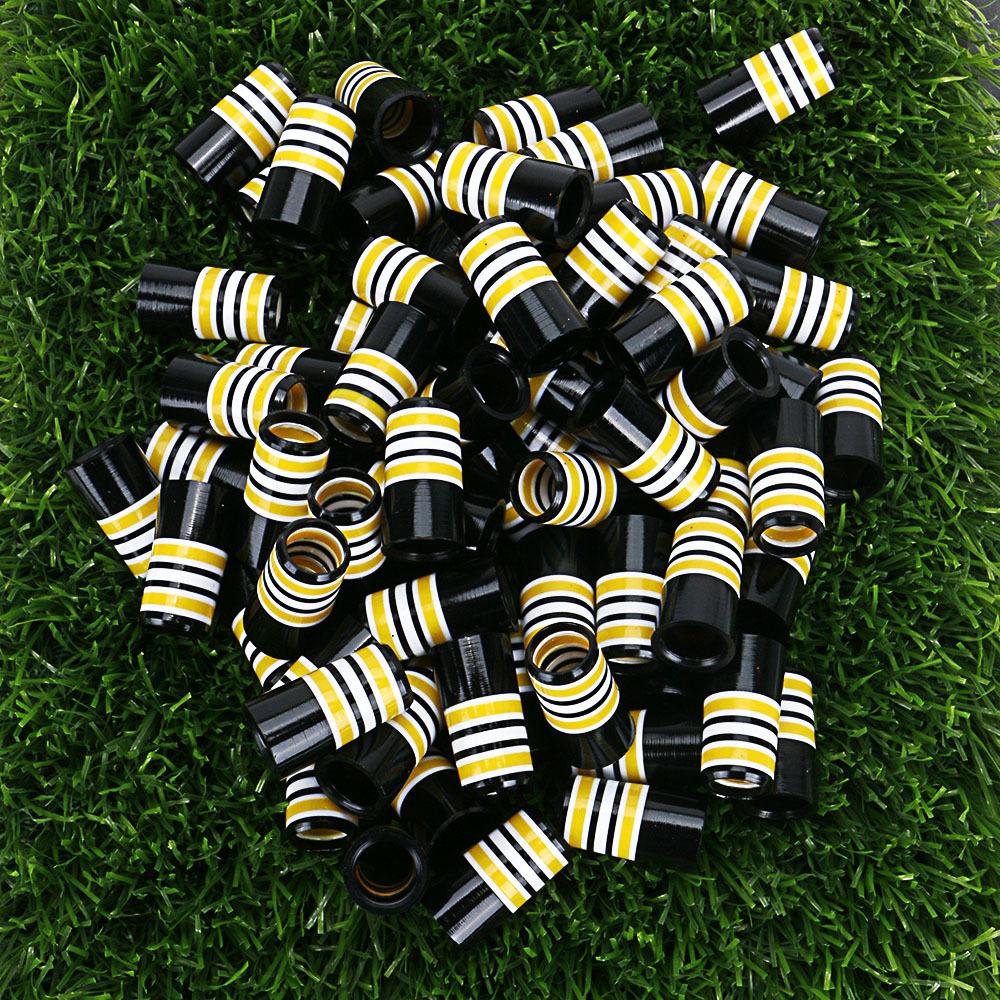 10 Pcs Golf Ferrules Golf Iron Grip for 0.370 Tip Irons Shaft Sleeve Adapter Ferrule Golf Iron Club Ferrules Replacement Parts