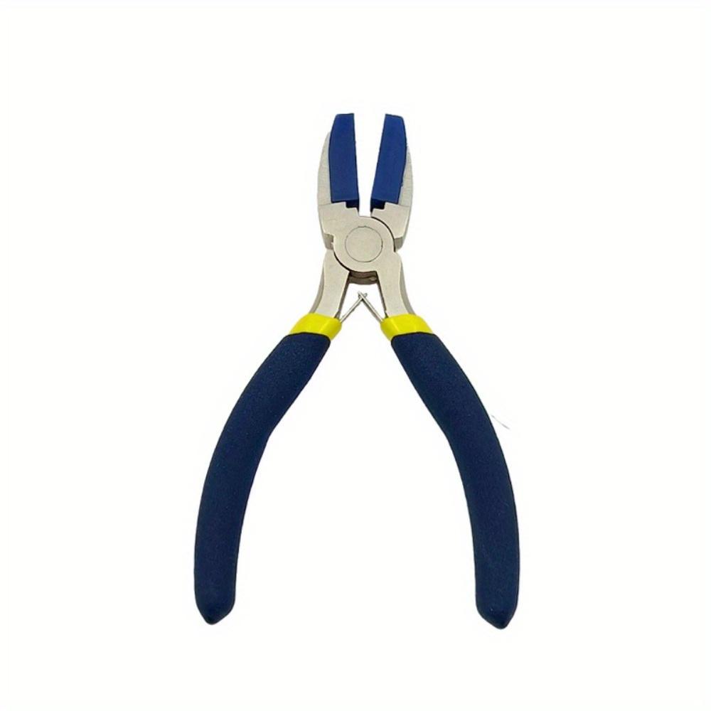 1pc Flat Nose Nylon Plier Manual Rope Weaving Auxiliary Tool, Pull Ring Artifact, DIY Jewelry Making Tool