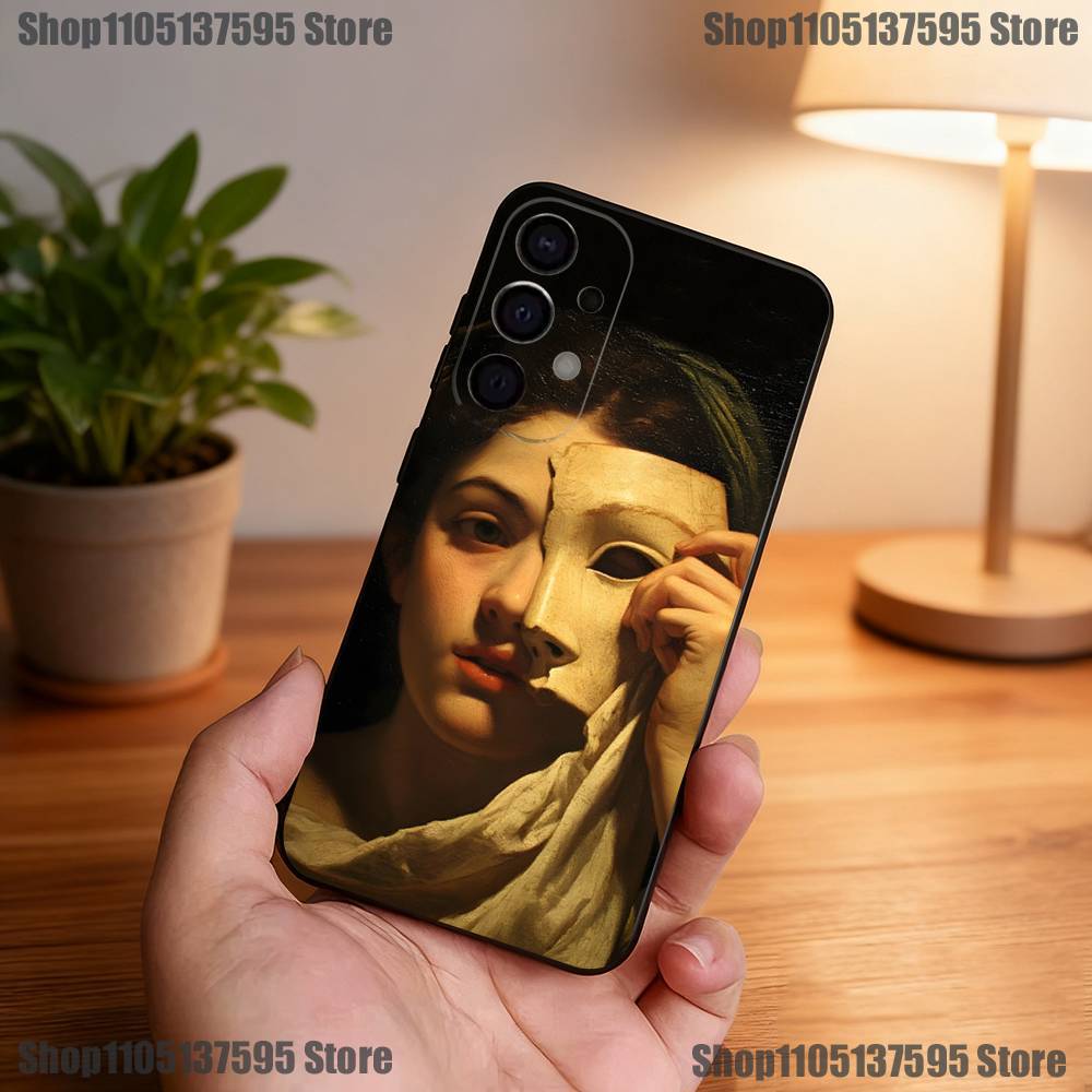 Caravaggio Paintings Phone Case For Samsung S25,S24,S21,S22,S23,S30,Ultra,S20,Plus,Fe,Lite,5G Black Cover