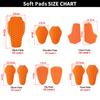 WOSAWE Herren Motocross Jacke Motorradhose CE Körper Weiche Protektoren Hemden Reflektierend Anti-Sturz Moto Racing Schutzkleidung