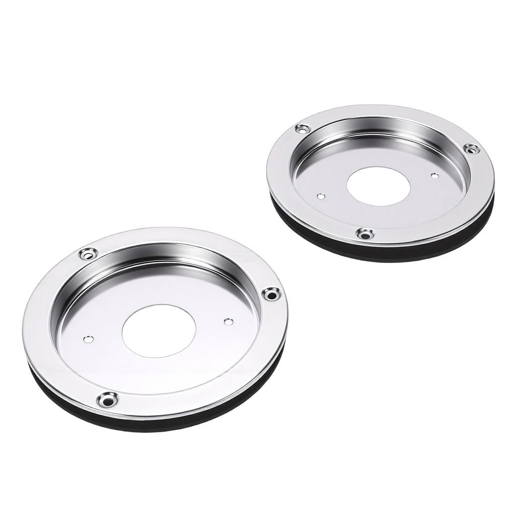 Watermelon Lights Bunk Adapter Stainless Steel Round Marker Light Bezel Cover for Trucks Trailers