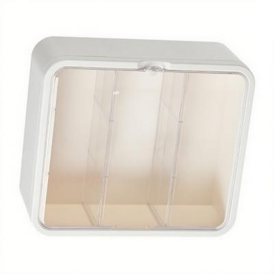 Wall Mounted Plastic Display Case for Collectibles Action Figures With Adjustable Shelves Clear Storage Organizers