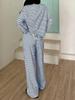 Women's Striped Two-Piece Suit - Autumn/Winter Collection
