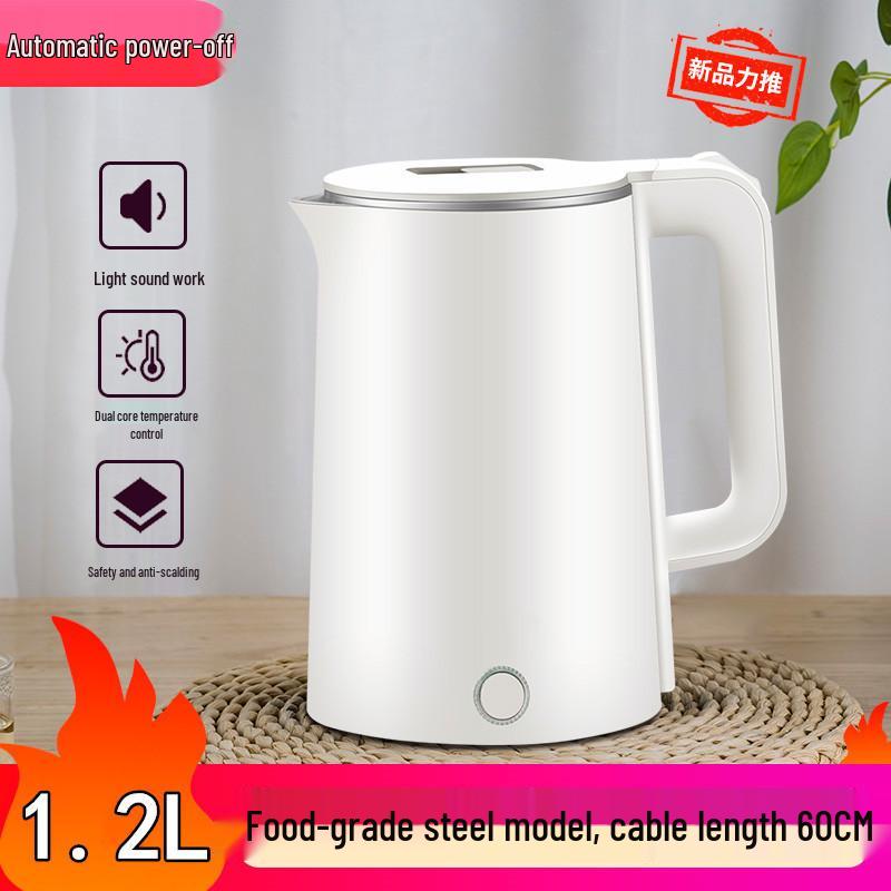 Compact 1.2L Electric Kettle - Fast Boiling, Ideal for Hotels and Guesthouses
