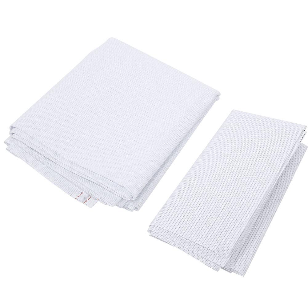 Cross Stitch Fabric Embroidery Hand Woven Mesh Gridding Cloth 14 CT Houseware Carpet DIY Accessory