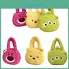Adorable Plush Tote Bag Featuring Lotso Alien And Winnie The Pooh Great For Cosplay And Theme Events