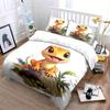 Fröhlicher Gecko, Dschungel-Vibes. Bettwäsche-Sets Bettbezüge Kissenbezüge(1* Bettbezug 2* Kissenbezüge ohne Bettdecke)