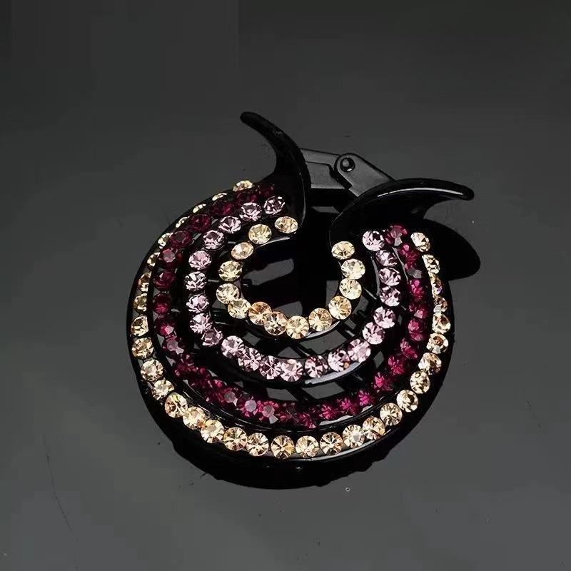 Half-up Hairstyle with Hair Clips and Clasps, Personalized Hair Clips, Adult Top Hair Clip Headpiece, Simple Updo Ponytail