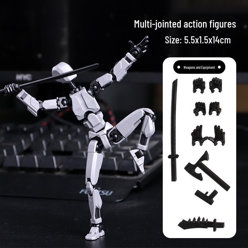 Lucky 13-Joint Movable 3D Doll - 3rd Gen Full Body DIY Decompression Toy