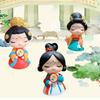 Silicone Rubber Cartoon Dolls Pendant Bag Hanging Car Key Ring Chinese Style Keychain  Gifts