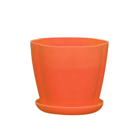 Practical Plant Pot Hydroponic Plant Petal Shape Shatterproof Unbreakable Dried Flower Pot