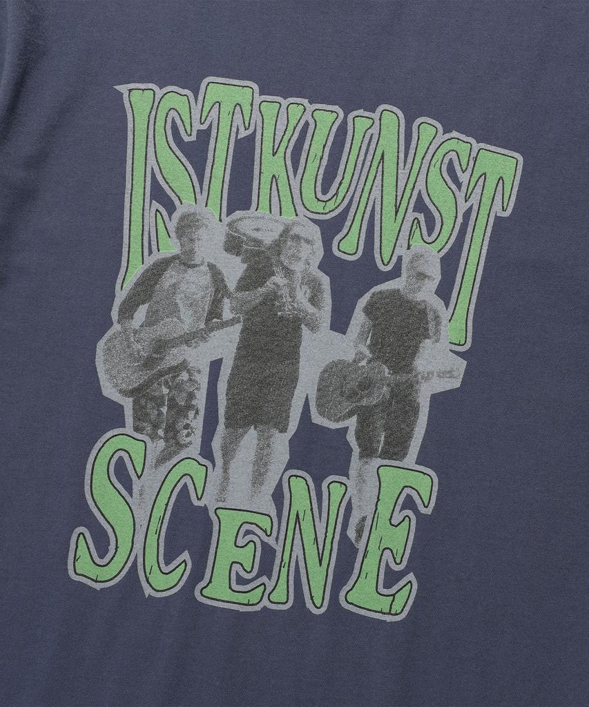 ISTKUNST Scene Band Tee_Navy(Ik2Emmt510A)