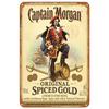 Segni Metallici in Latta Birre Captain Morgan Poster da Parete Targhe Segno Decorazione Pittura in Ferro Vintage per Garage Caffetteria Man Cave Club Bar